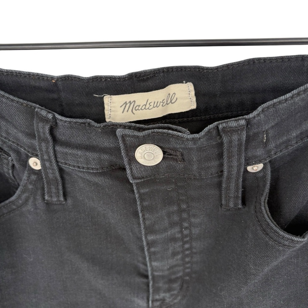 Madewell Women's 9” High-Rise Black Skinny Jeans - Picture 6 of 11